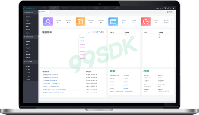 99SDK游戏联运系统截图